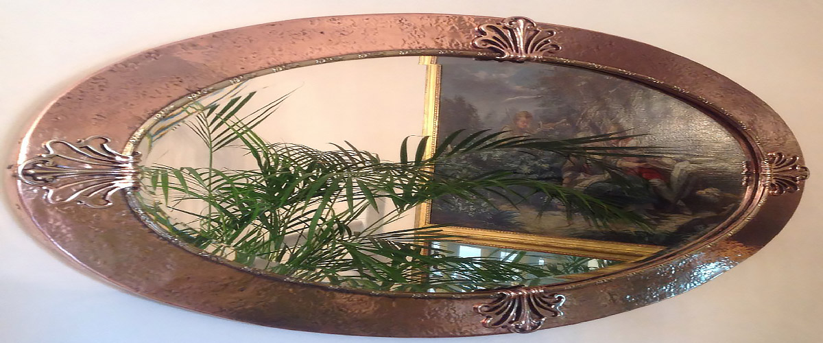 rustica copper mirrors