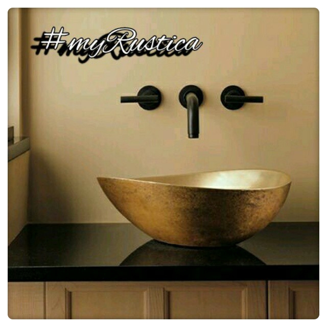 Spanish Wall Bath Bronze Faucet