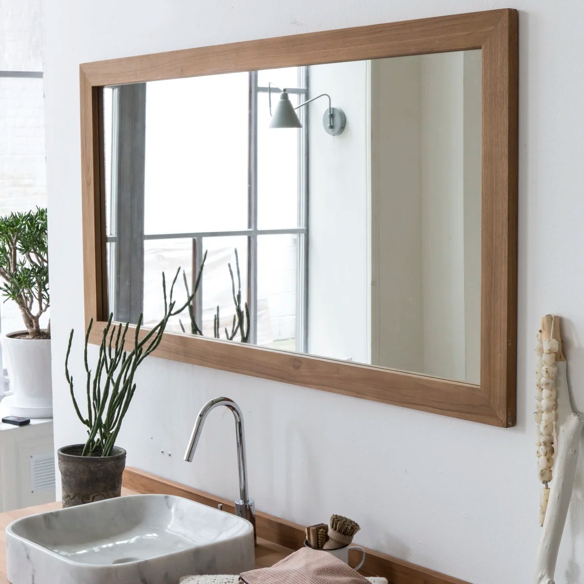 Copper Mirrors in Bathroom