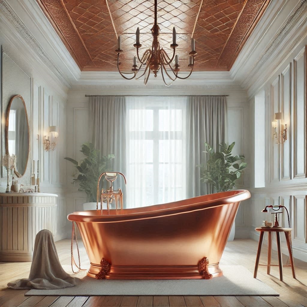 Custom Copper Bathtub title=