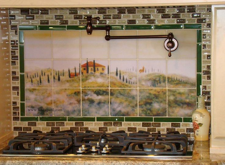 kitchen tile murals
