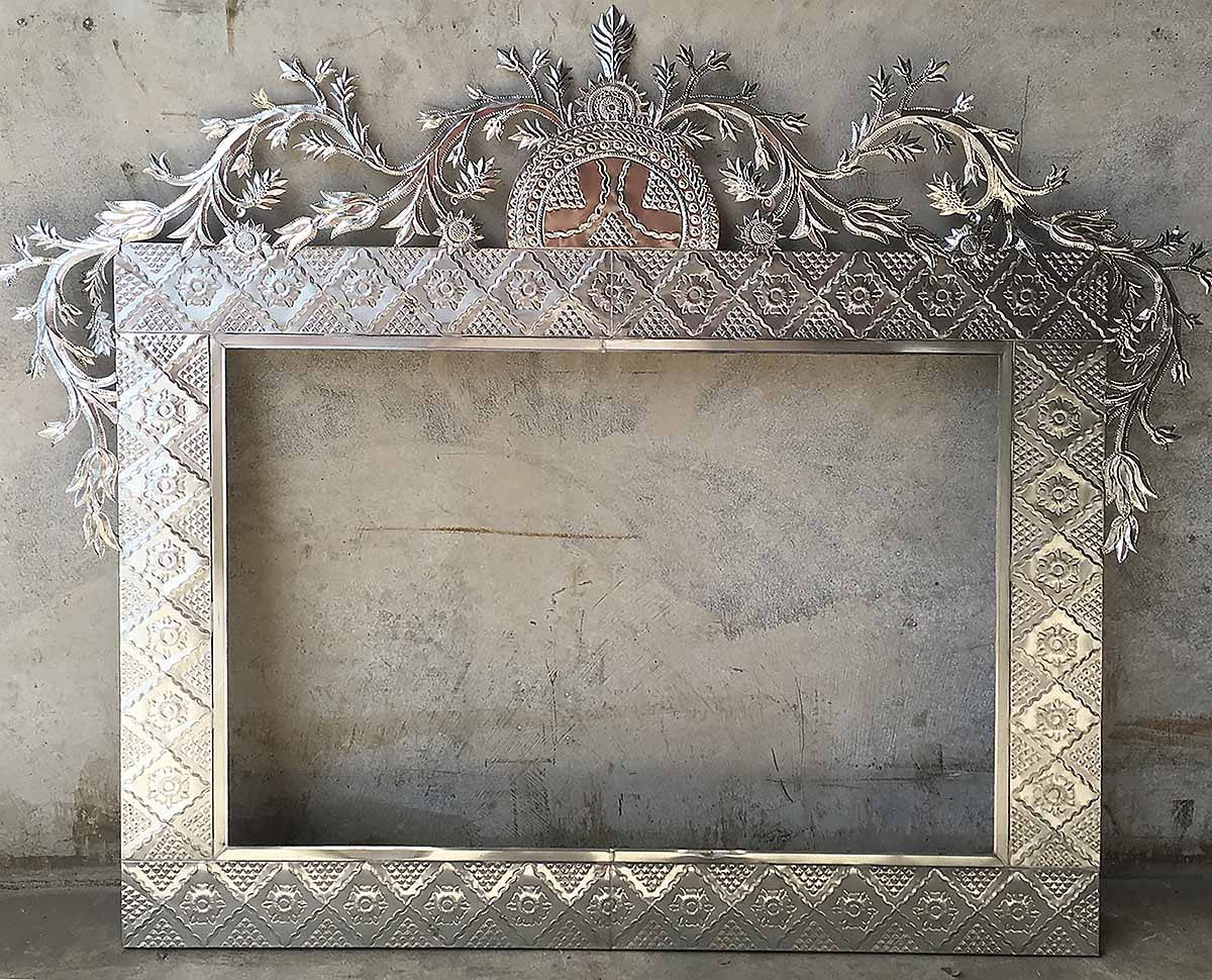 mexican tin mirrors large size