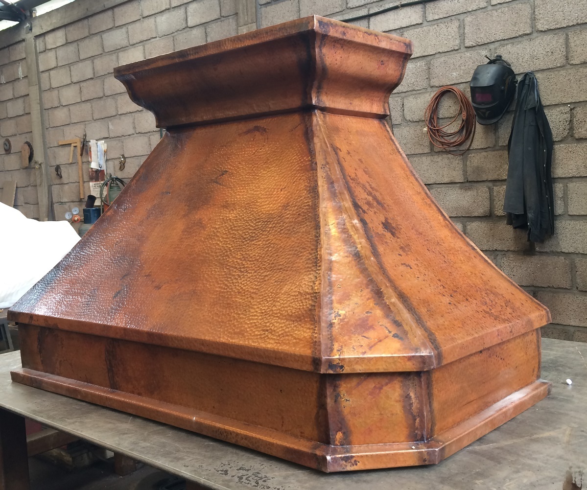 copper range hood