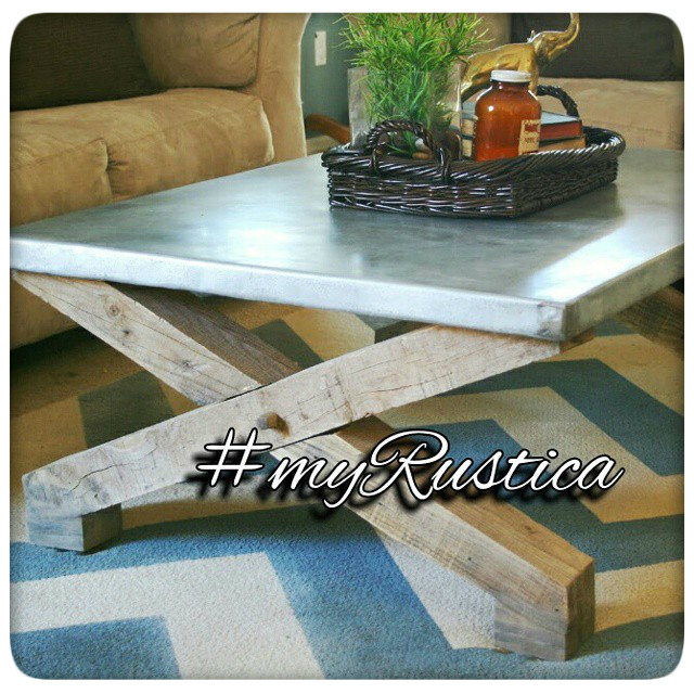 custom zinc table tops in a restaurant